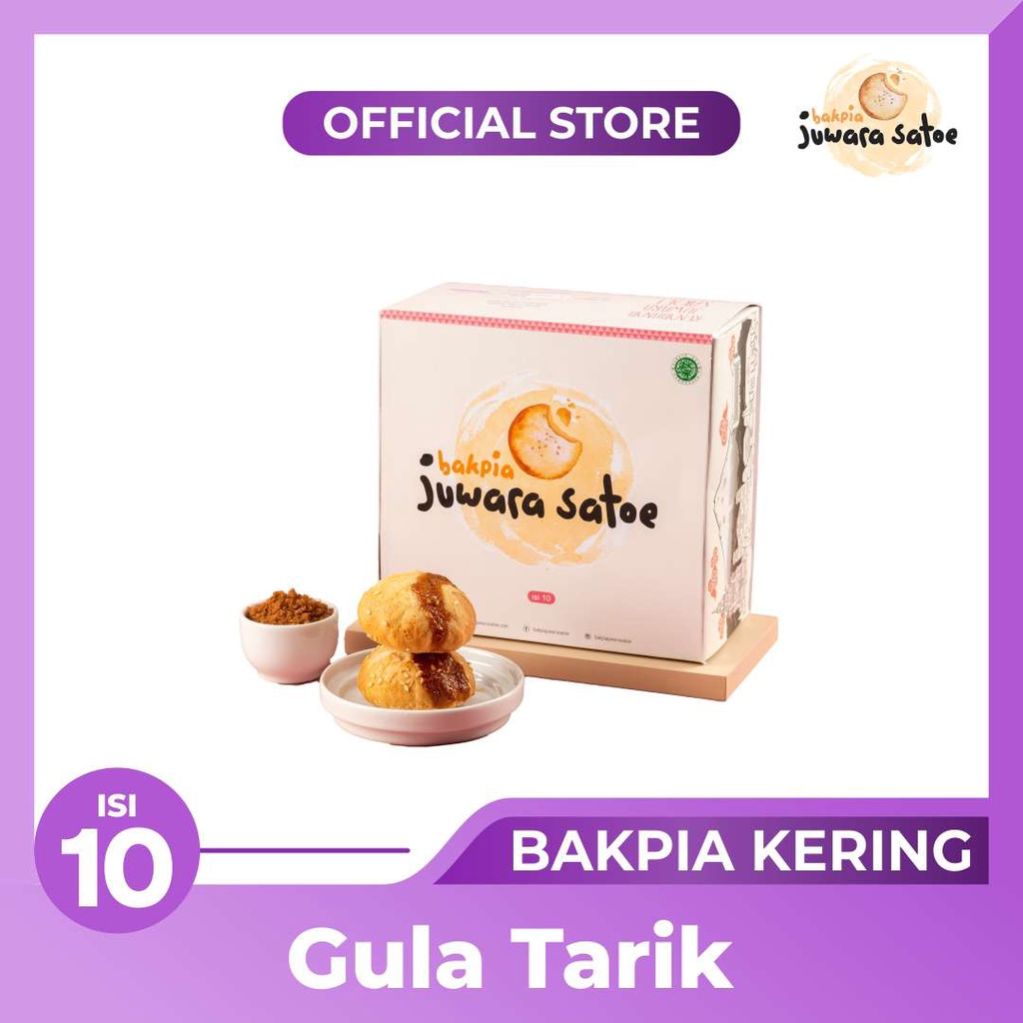Bakpia Kering Gula Tarik Isi 10